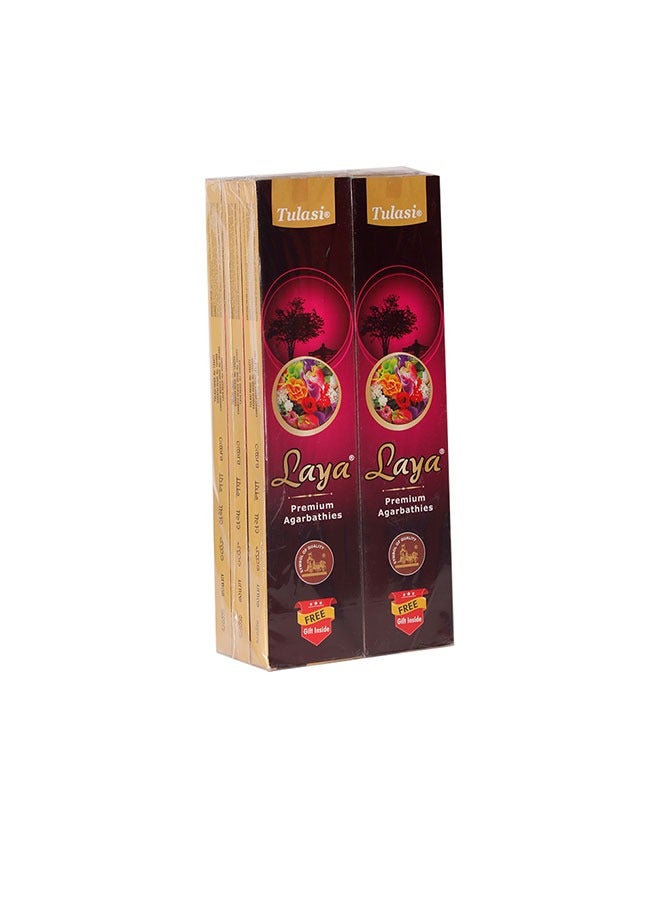 Tulasi Laya  Premium  Agarbathies 90 g Pack of 6 - Image 1