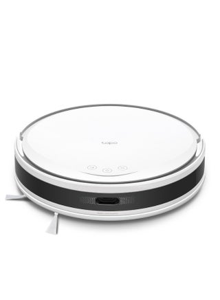 Tapo RV20 Max 5300Pa Suction Robot Vacuum & Mop with MagSlim™ LiDAR Navigation, Ultra-Slim 83mm Design, Customizable Cleaning, Auto-Charging, and Voice Control for Efficient and Thorough Home Cleaning-White 45 W Tapo RV20 Max White