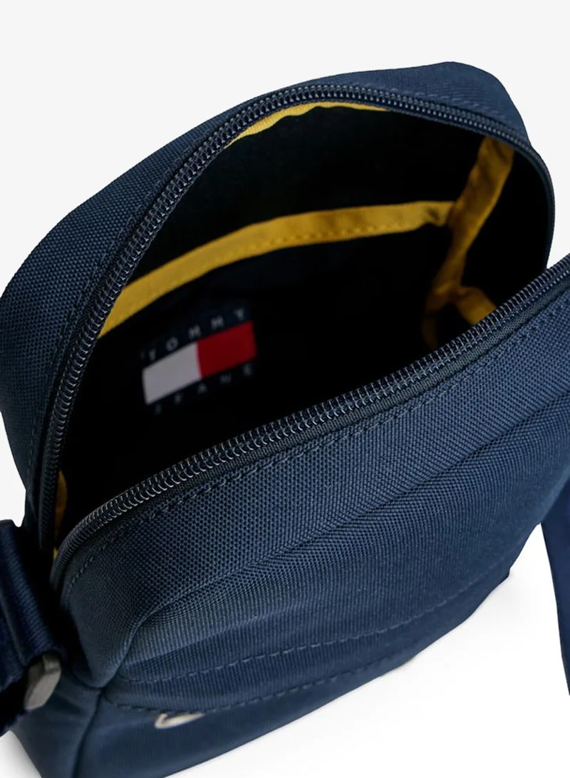Tommy Jeans Blue Essential Flag Badge Reporter Bag for Men | Best Price UAE