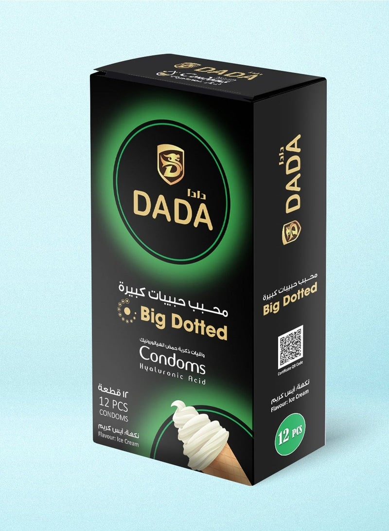 Dada Big Dotted Condoms 12s - Image 1