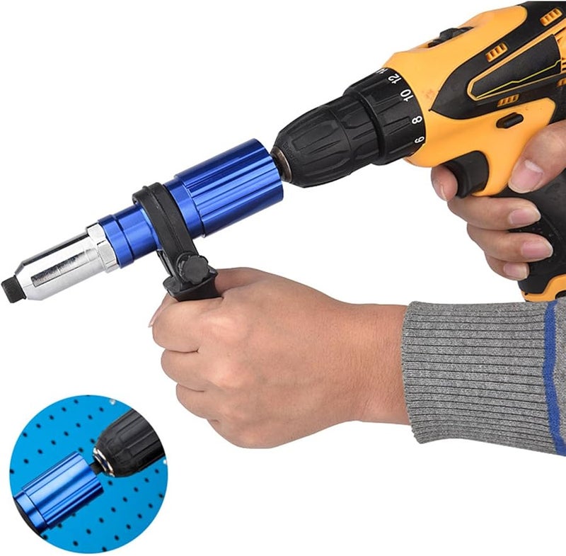 مجموعة رأس تحويل مسدس برشام كهربائي من سبائك الألومنيوم مع قضيب توصيل عالي القوة - Image 3