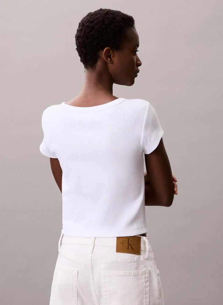 كالفن كلاين جينز Logo Crew Neck T-shirt