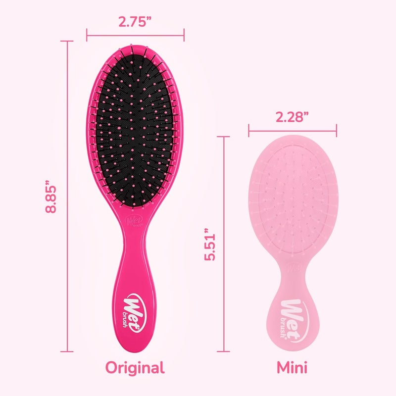 Wet Brush The Detangling Hair Brush, Punchy Pink - Image 3