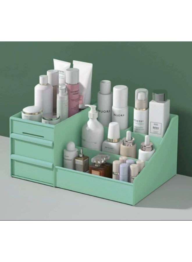 Makeup Desk Cosmetic Organizer With Drawers  30x14x19cm - Image 1