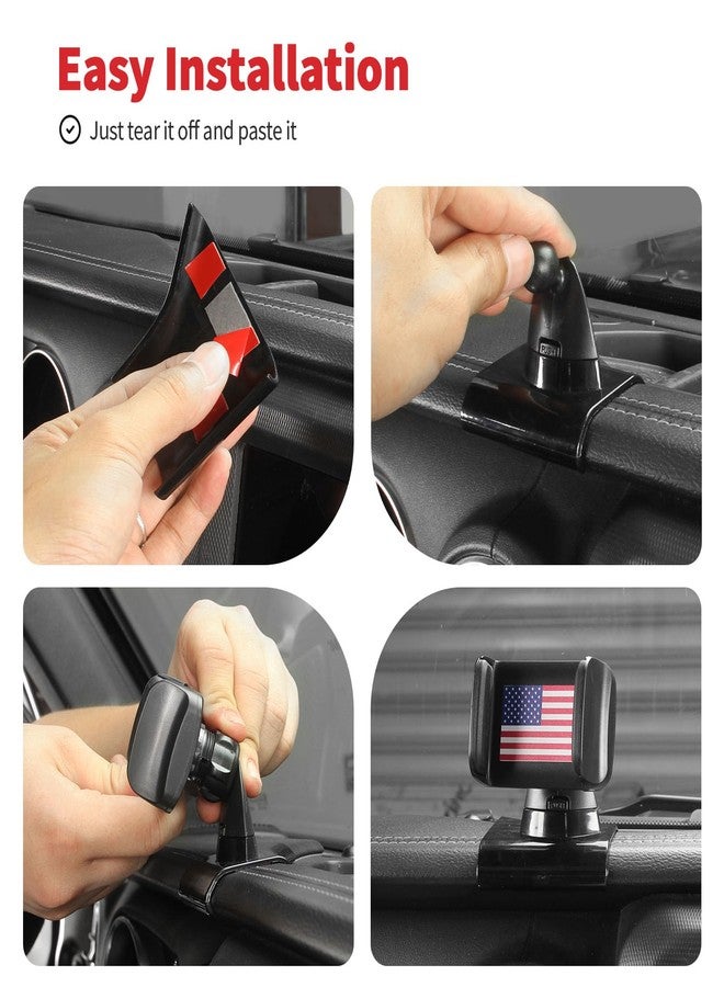 Linskip Phone Holder Compatible with Jeep Wrangler JL JLU＆ Jeep Gladiator JT 2018-2023, Phone Mount Accessories for Jeep Wrangler JL & Gladiator JT - Image 4