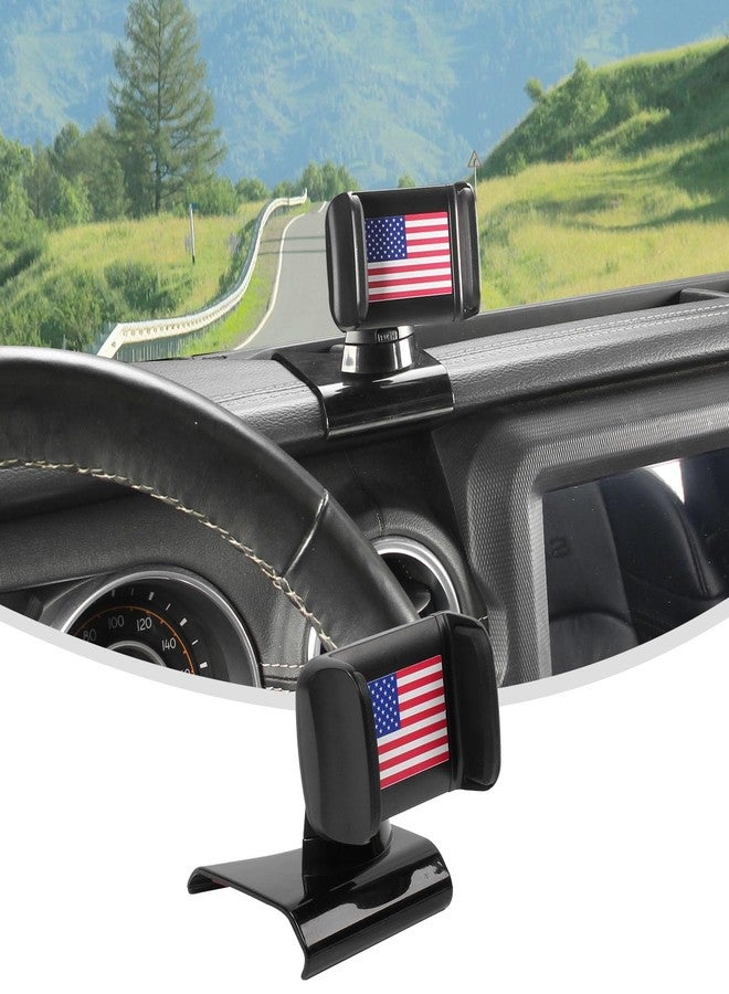 Linskip Phone Holder Compatible with Jeep Wrangler JL JLU＆ Jeep Gladiator JT 2018-2023, Phone Mount Accessories for Jeep Wrangler JL & Gladiator JT - Image 1