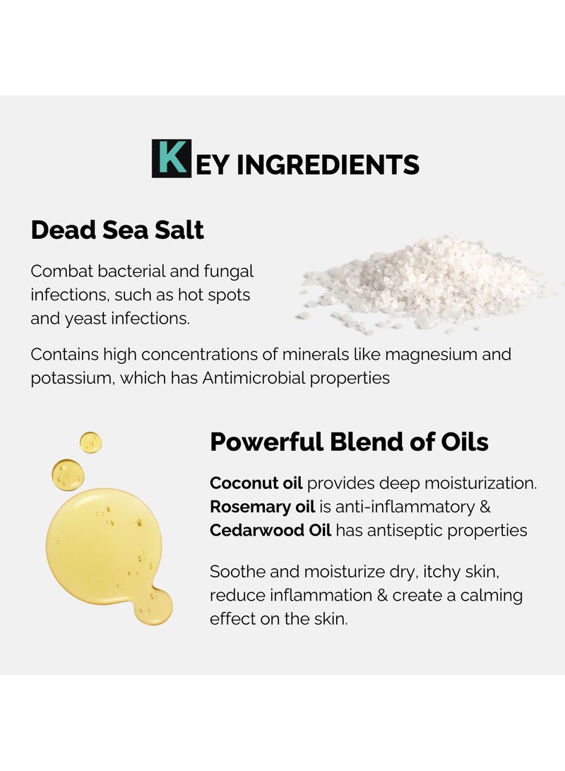 Moe Puppy Xtra Nourish Pet Shampoo for Itch Relief & Moisturize Dry Coat| Helps Soothe Itchy Skin | Sulfate & Paraben Free | pH Balanced for Dogs & Cats (300 ML) - Image 4