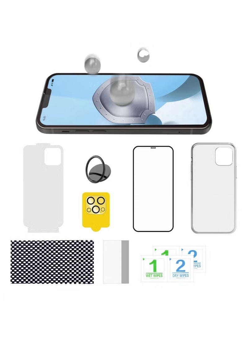 باس تيك حزمة BASTEC المتكاملة لحماية كامل الجسم (12 في 1) لهاتف iPhone 17 Air - Image 2