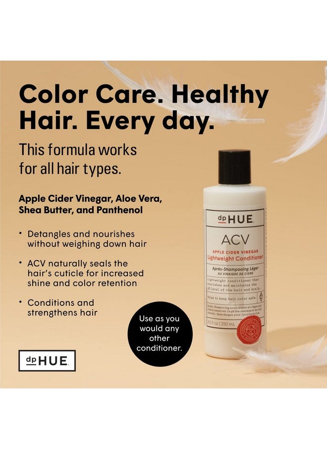 dpHUE - Apple Cider Vinegar Lightweight Conditioner 8.5 Fl Oz Hydrates Adds Shine & Helps Protect Color With Aloe Vera Shea Butter & Panthenol - Image 1