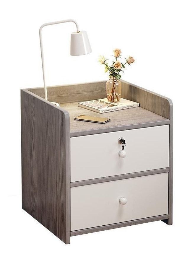 keke Home Bedside Storage Cabinet With Drawer And Shelf  - Image 1