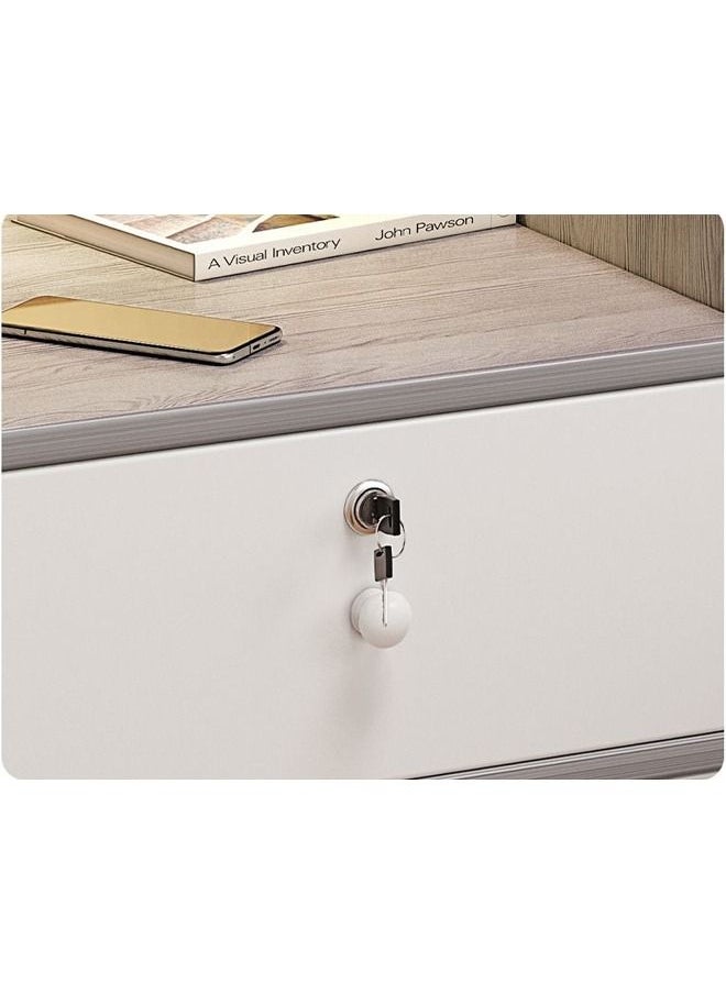 keke Home Bedside Storage Cabinet With Drawer And Shelf  - Image 3