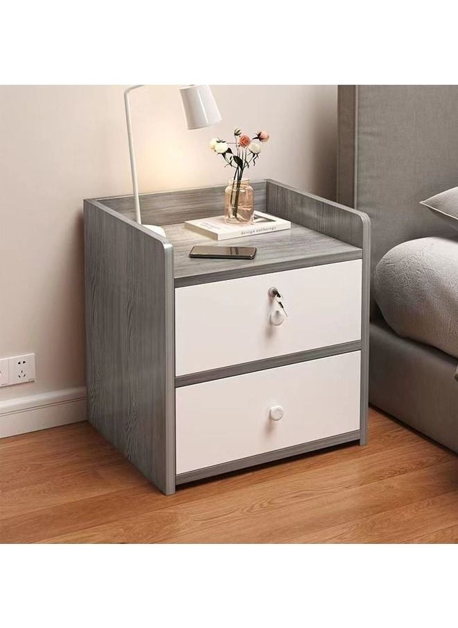 keke Home Bedside Storage Cabinet With Drawer And Shelf  - Image 2
