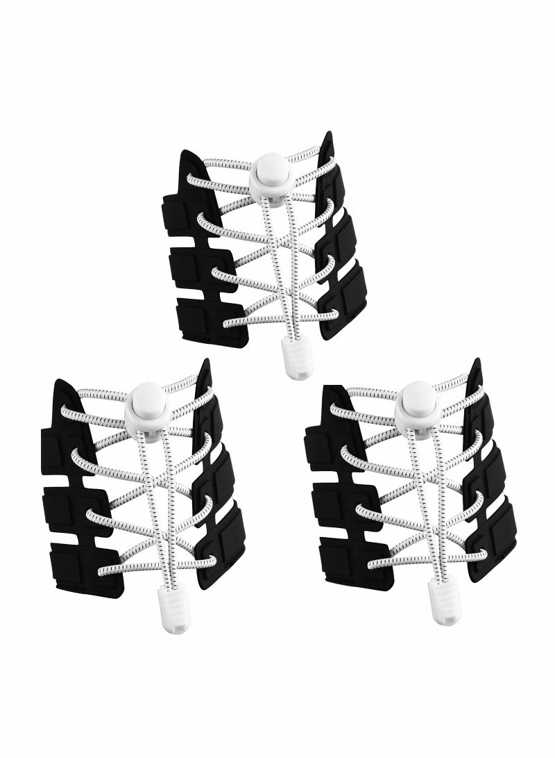 No Tie Elastic Shoelaces for Adults and Kids, Universal Fit for All Shoes - Image 1