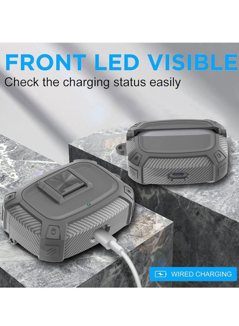 SYOSI Case for Beats Studio Buds, TPU Shell Protective Cover for Beats Studio Buds+, Shock-Absorbing Shell Cover with Keychain and Lanyard - Image 5