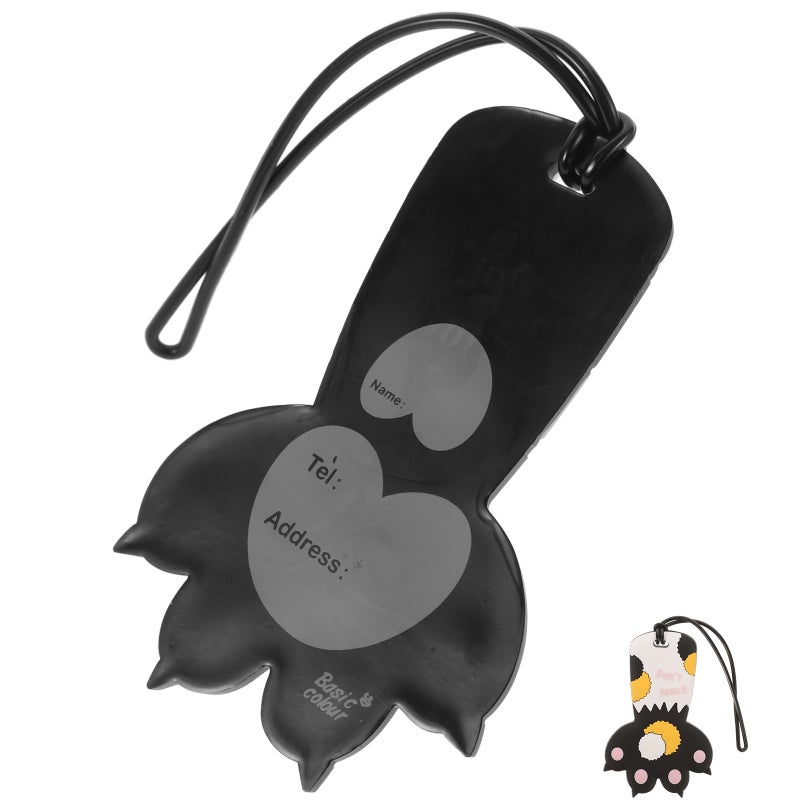 Cute Cat Paw Luggage - Funny Suitcase Label Baggage Identifiers Name Id Kids Backpack Tags Baggage Identifiers For Suitcases Bags - Image 1
