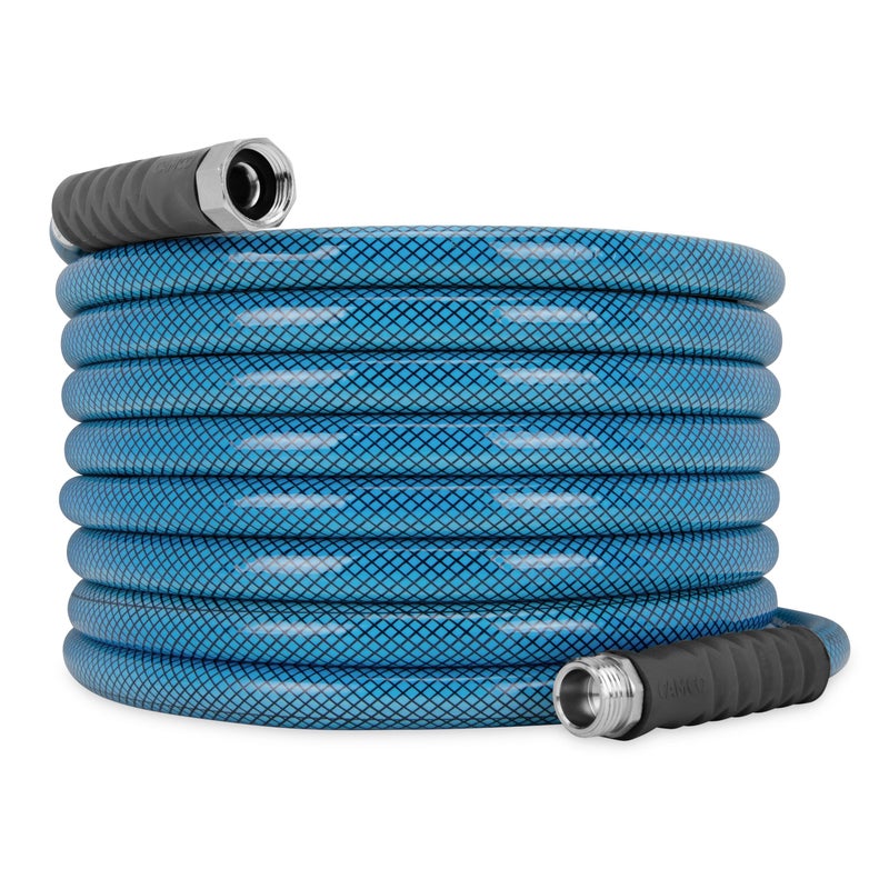 Camco TastePURE 25Foot Premium Drinking Water Hose  Features a NoKink HeavyDuty Design with Machined Fittings for Extra Strength 58 ID and is LeadFree BPAFree and PhthalateFree 22833