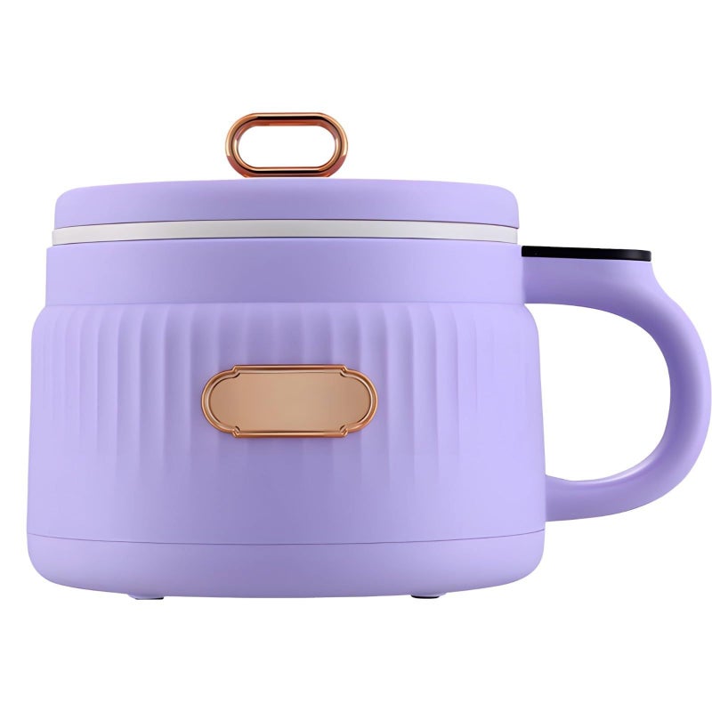 1.6L Mini Electric Hot Pot With LCD For Ramen Non Stick Pot Compact Multi Cooker For Dorm Office Travel Auto Off 220V - Image 2
