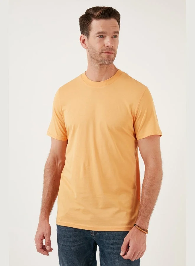 Buratti  Buratti Cotton Regular Fit Crew Neck Basic T-Shirt Men's T-SHIRT 59020201 for Men | Best Price UAE