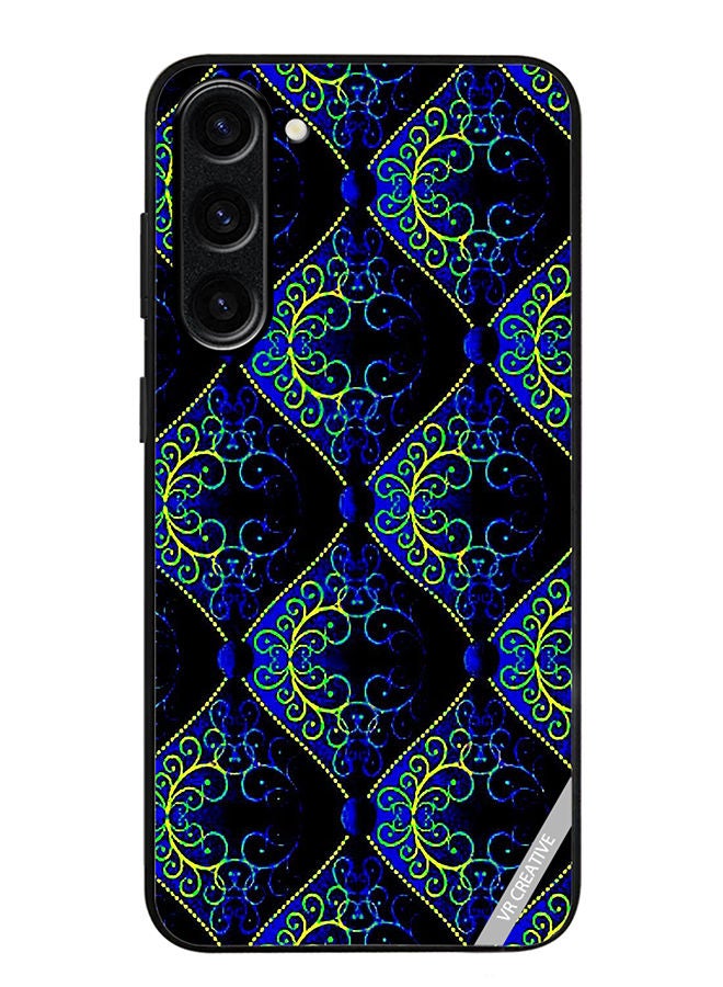 VR CREATIVE Protective Case Cover For Samsung Galaxy S23 Plus Fractal Abstract Design Multicolour - Image 1
