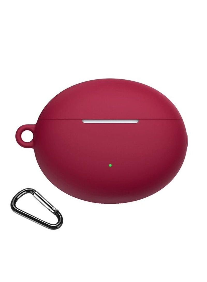 YOMNA Protective Case for Huawei Freebuds 5i Silicone Cover Shockproof Earphone Case Soft Thin Anti Slip Earbud (Maroon)  - Image 1