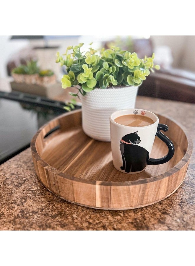 VOTUM فنجان قهوة أو شاي سيراميك أبيض من فوطوم: أكواب على شكل حيوانات بتصاميم مطبوعة يدويًا وعبارات مطبوعة - 12 أونصة سائلة كبيرة، هدية فنجان يدوي لطيف - قطة سوداء - Image 5