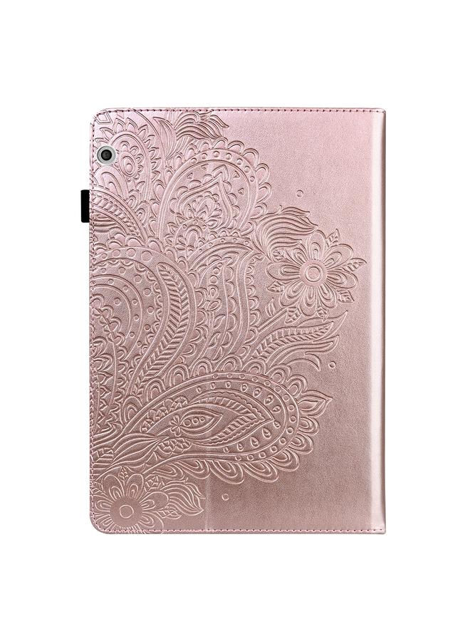 Green Tiger Case For Huawei MediaPad T3 10 Peacock Embossed Pattern TPU + PU Horizontal Flip Leather Case with Holder & Card Slots & Wallet & Sleep / Wake-up Function  - Image 3