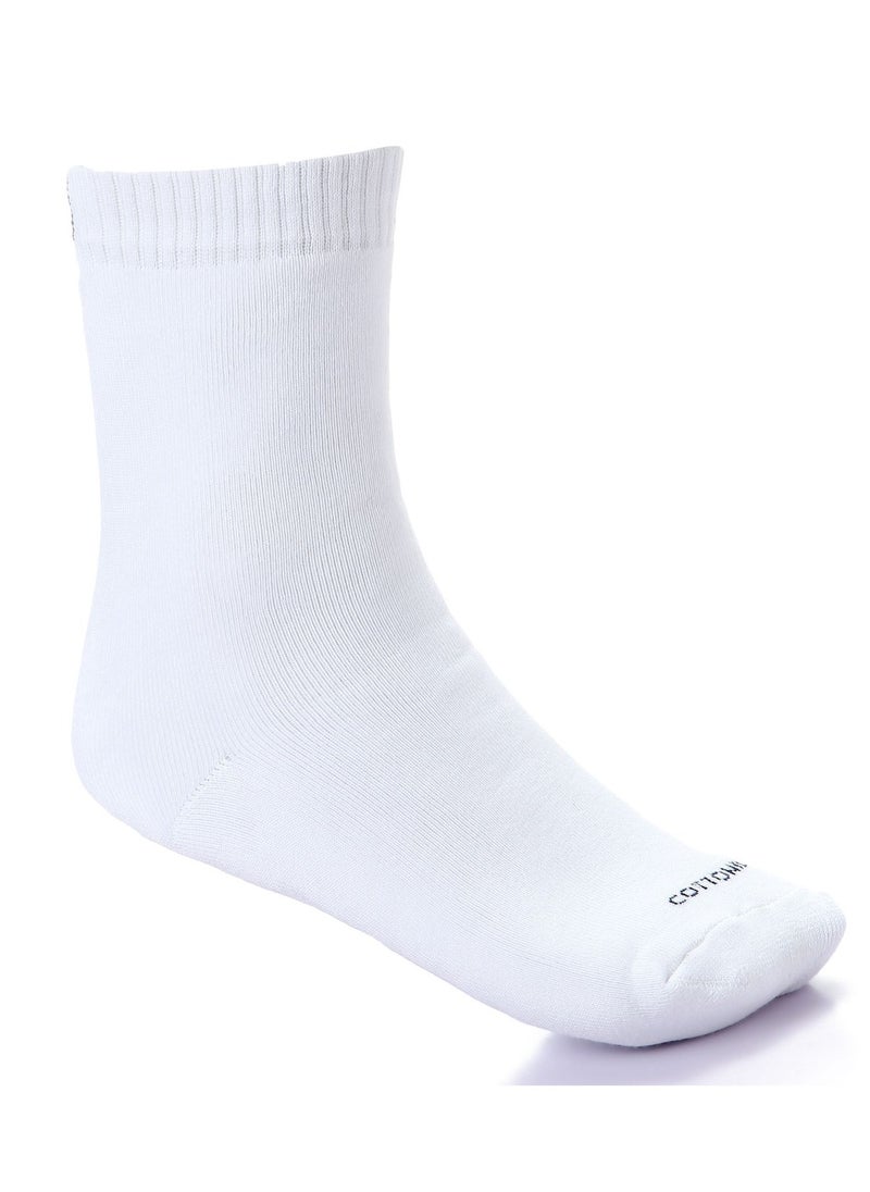 COTTONIL - SockHalf Towel -White - Image 1
