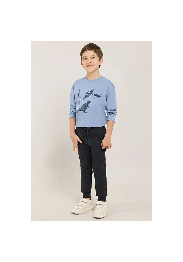 أر أند بي Textured Joggers With Drawstring Waist