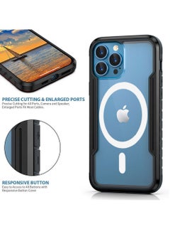 iPhone 14 Pro Max Case Hybrid Heavy Duty Defender Anti-Drop Transparent Cover Wireless Charging Bumper Frame Black - pzsku/Z6AF11D334E3190C39BFAZ/45/_/1670133800/e1466278-ccf1-4b01-9568-7294c14b7774