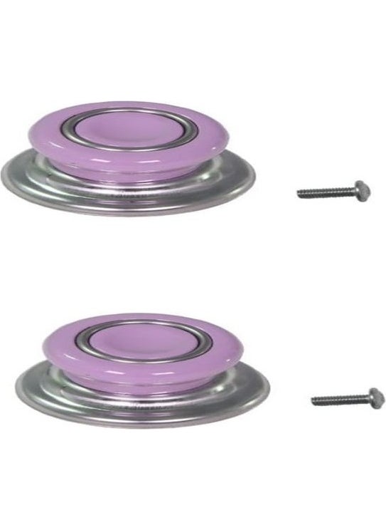 Salfat Pot Pan Pan Glass Cover Top Handle 2 Pieces Lilac 
