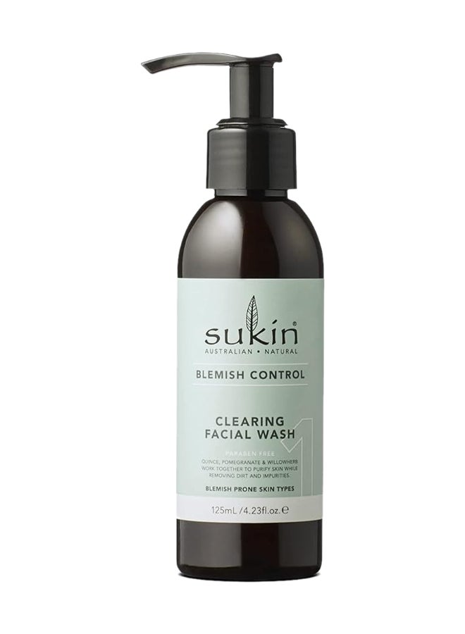 Sukin Blemish Control Clearing Facial Wash, Pomegranate & Willow - Image 1