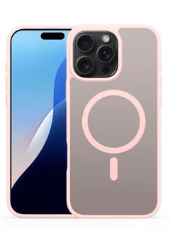 DUX DUCIS DUX DUCIS Yind Series Cover for the iPhone 16 Pro Max mobile phone, compatible with MagSafe, a slim, TPU Hybrid PC  cover made of TPU, polycarbonate silicone - Light Pink  - Image 1