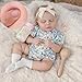 SCOM 20Inch Reborn Baby Doll Lifelike Silicone Baby Girl with Full Soft Vinyl Body Washable Poseable 7Piece Accessory Set Safe Gift for Kids Ages 3 BirthdayChristmas - Image 2