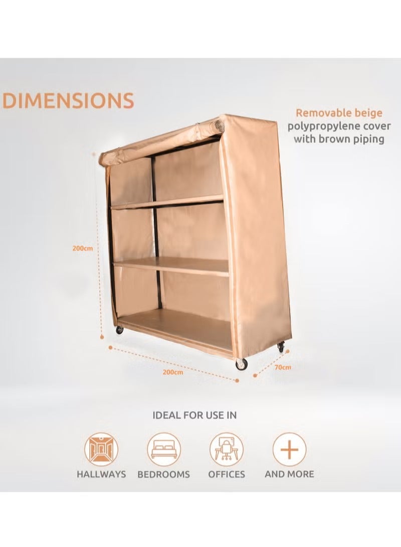 Multipurpose Storage Rack for Home & Outdoor Garden Camping Size 200x200x70cm - Image 5