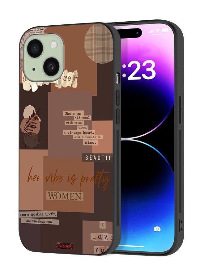 Tolwak Apple iPhone 15 Plus Protective Case Cover Adventurer Women - Image 1