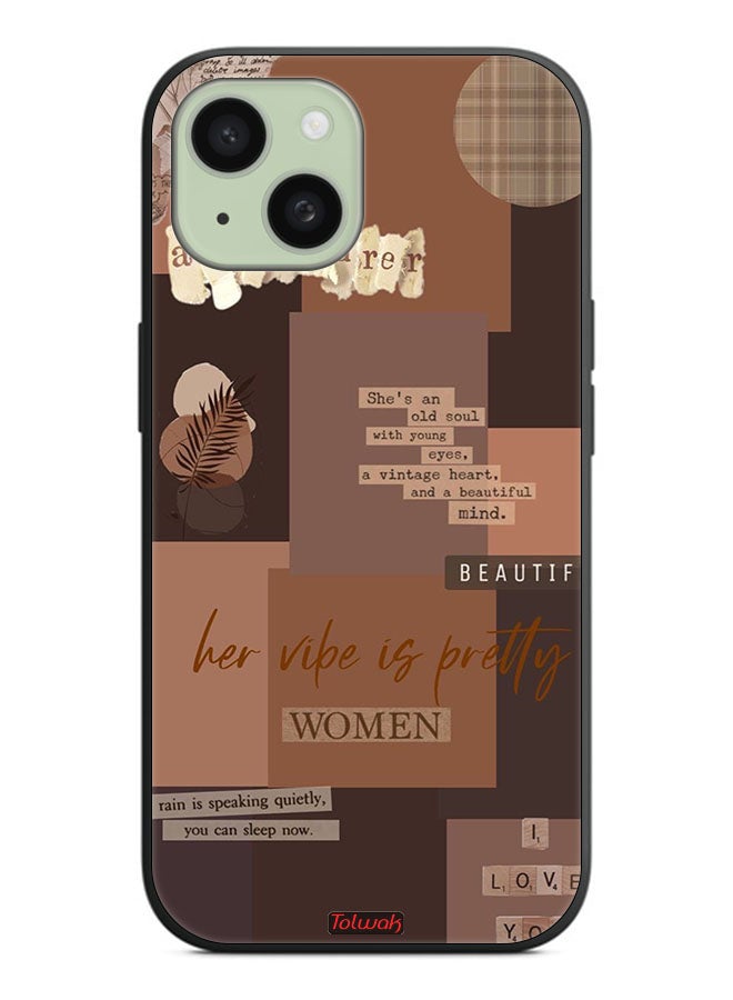 Tolwak Apple iPhone 15 Plus Protective Case Cover Adventurer Women - Image 2