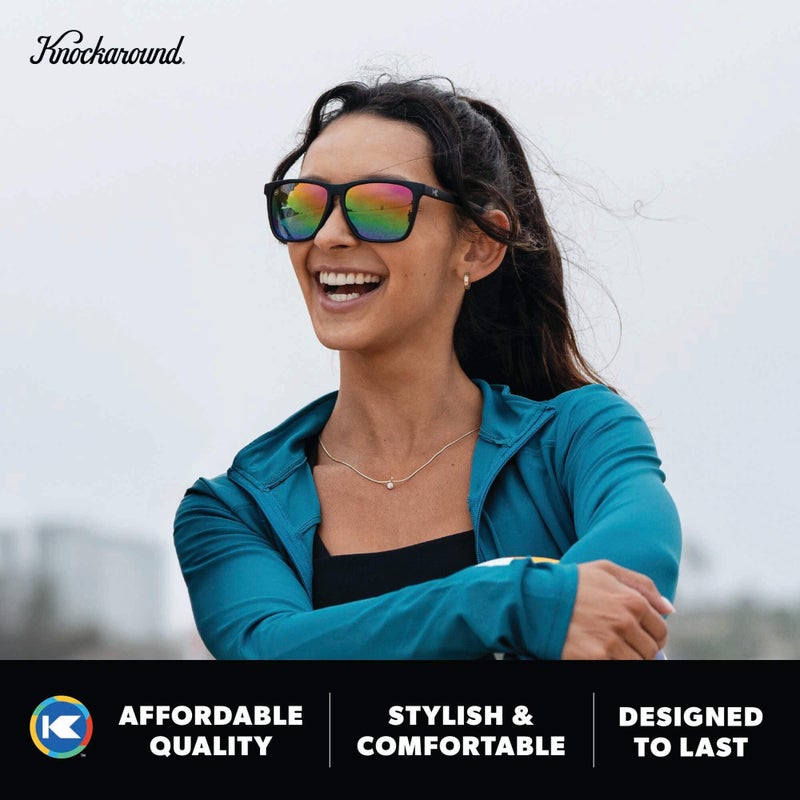 Knockaround Fast Lanes Sport Polarized Lightweight Sunglasses for Men & Women - UV400 Protection - Running - Image 5