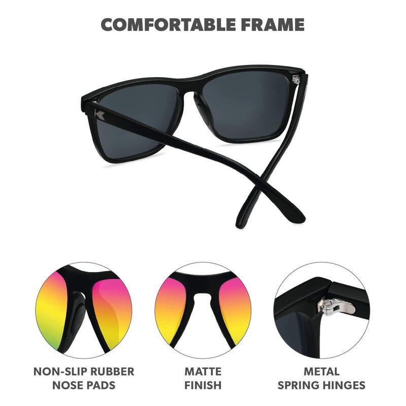 Knockaround Fast Lanes Sport Polarized Lightweight Sunglasses for Men & Women - UV400 Protection - Running - Image 3