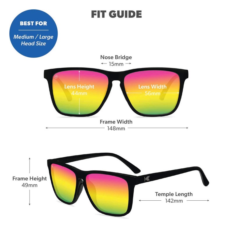 Knockaround Fast Lanes Sport Polarized Lightweight Sunglasses for Men & Women - UV400 Protection - Running - Image 4