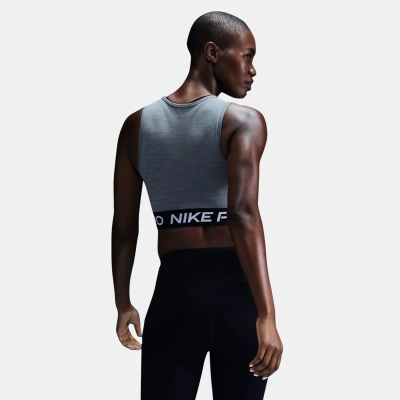 Nike Grey Women's Pro Dri-FIT Crop Top for Women | Best Price UAE
