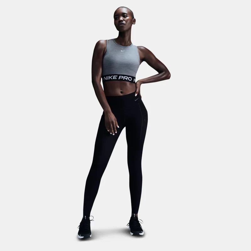 Nike Grey Women's Pro Dri-FIT Crop Top for Women | Best Price UAE