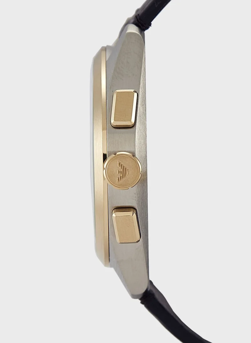 EMPORIO ARMANI  Analog Leather Strap Watch for Men | Best Price UAE