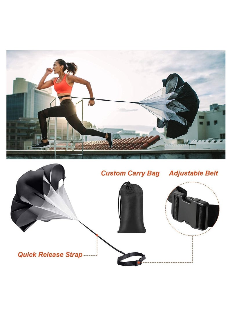 Arabest - Agility Ladder - Speed and Agility Training Equipment Set, Includes 6M Speed Ladder, Resistance Parachute, 4 Agility Hurdles, 12 Agility Cones for Soccer, Speed, Football, Exercise Training - Image 1