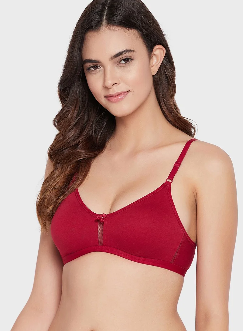Clovia Plunge Neck Bra