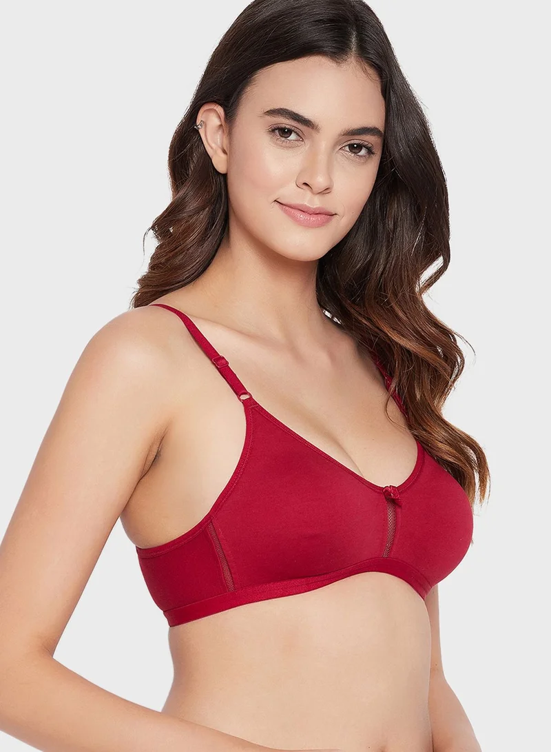 Clovia Plunge Neck Bra
