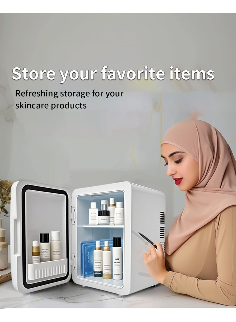 Wahacool Wahacool 4L Portable Mini Fridge - Dual Cooling/Warming for Skincare, Cosmetics, Drinks & Breastmilk Storage, Ultra-Quiet, Lightweight, AC/DC - Ideal for Car Use & Women's Gift  - Image 2