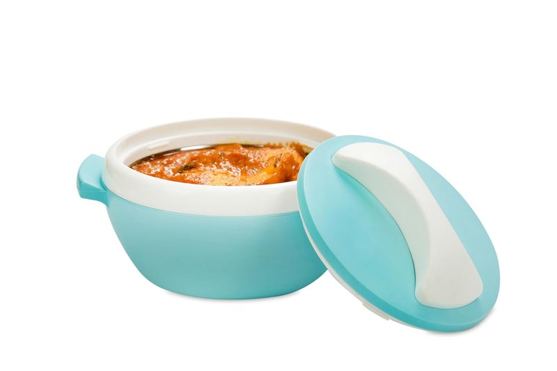 Varmora Milano Inner Steel Casserole |Hot Pot for Kitchen| Chapati Box-500ml- Pista Green - Image 2