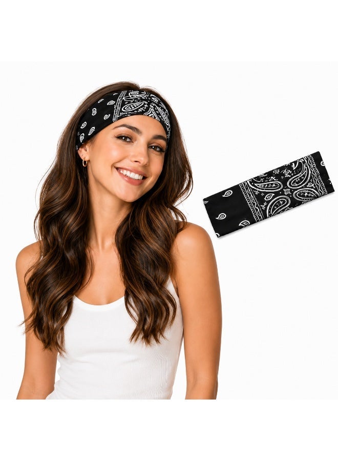 Hair Bandana for Men and Women, Cotton Head Band, Breathable, Multipurpose, for Daily Wear, Sports and Outdoor Activities - Image 1