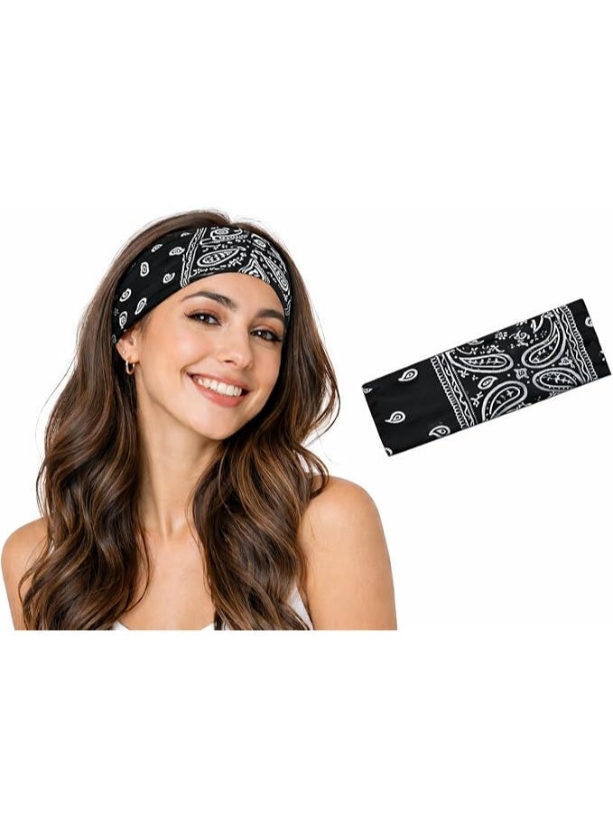 Hair Bandana for Men and Women, Cotton Head Band, Breathable, Multipurpose, for Daily Wear, Sports and Outdoor Activities - Image 3