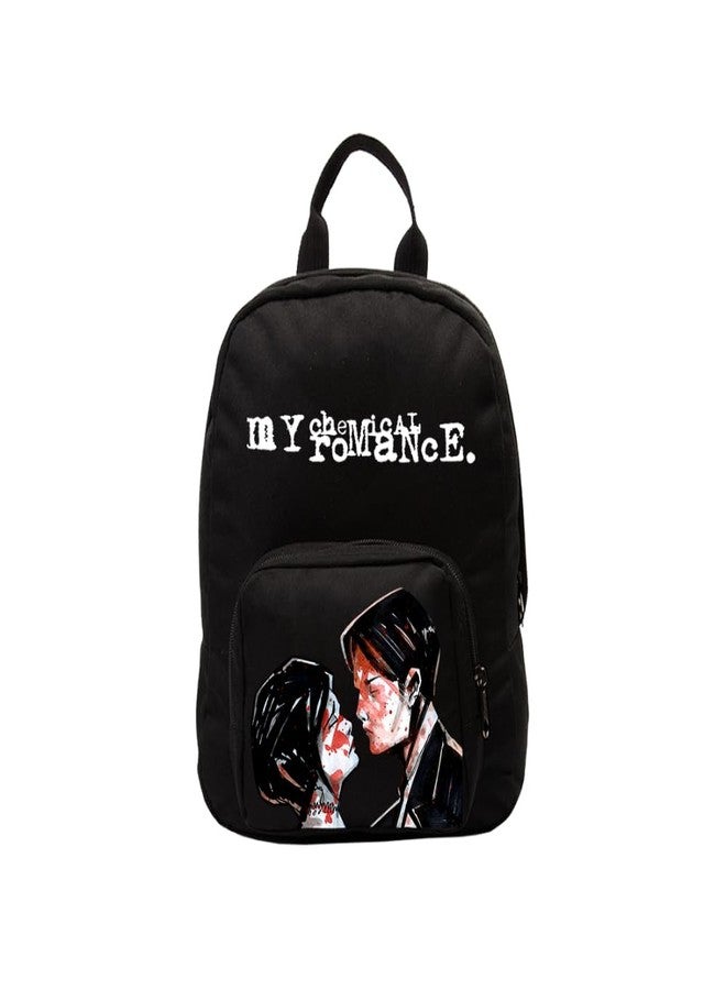 Rocksax My Chemical Romance Mini Backpack - Three Cheers, Black, One Size, Rucksack Backpacks